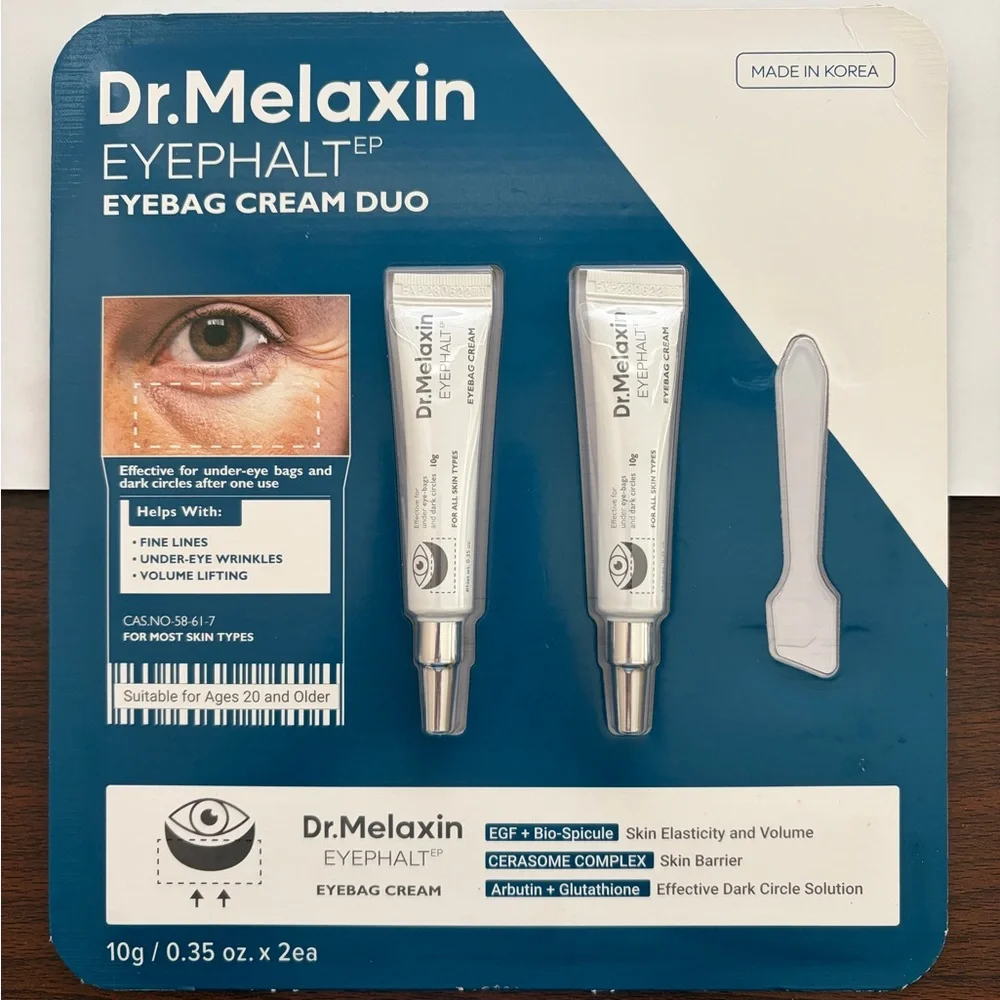 Dr. Melaxin Eyephalt Eyebag Cream 0.35 oz, 2-pack